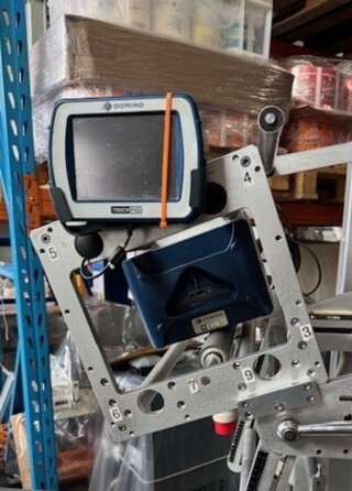 Flowpackmachine dubbel kops sealbeitel Entrec, Pack 6, grijs, bouwjaar